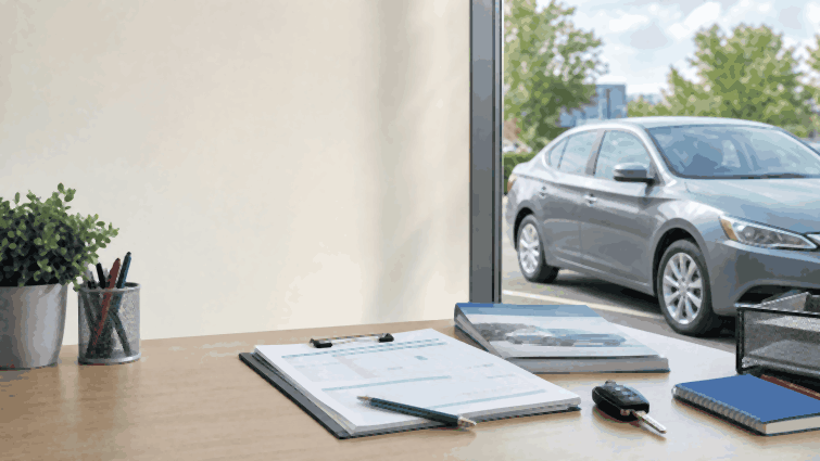 Repair estimate and car value guide on an adjuster desk, the inputs of the 17c formula